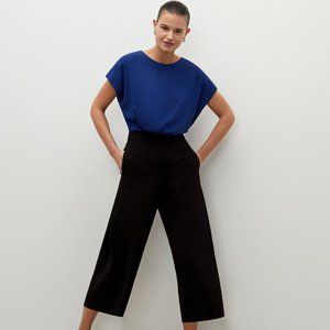 M.M. Lafleur Zhou Culottes Heavy Crepe Black 16